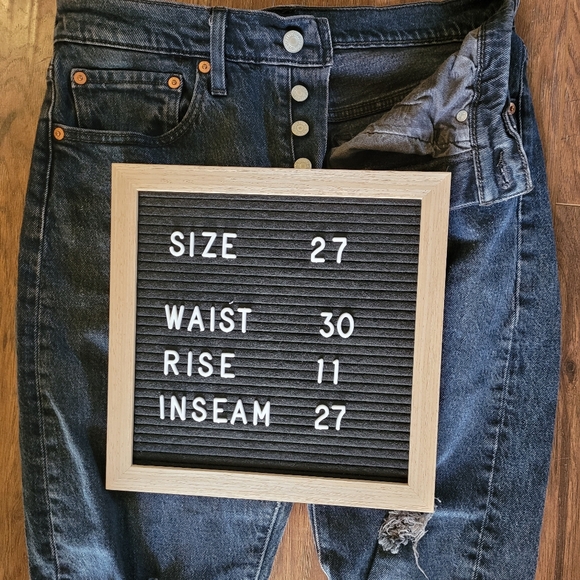 Levis 30x27 high rise jean - Picture 3 of 4